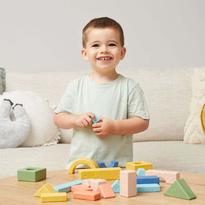 Tiger Tribe -Rattle & Stack Blocks - Starter Pack Of 11