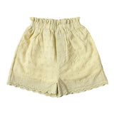 Ponchik- Green Tea Broderie Anglaise Lace Shorts