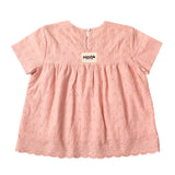 Ponchik- Blush Broderie Anglaise Lace Swing Top