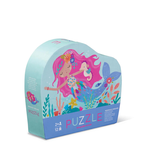 Crocodile Creek- Mini Puzzle- 12 Piece- Mermaid Dreams