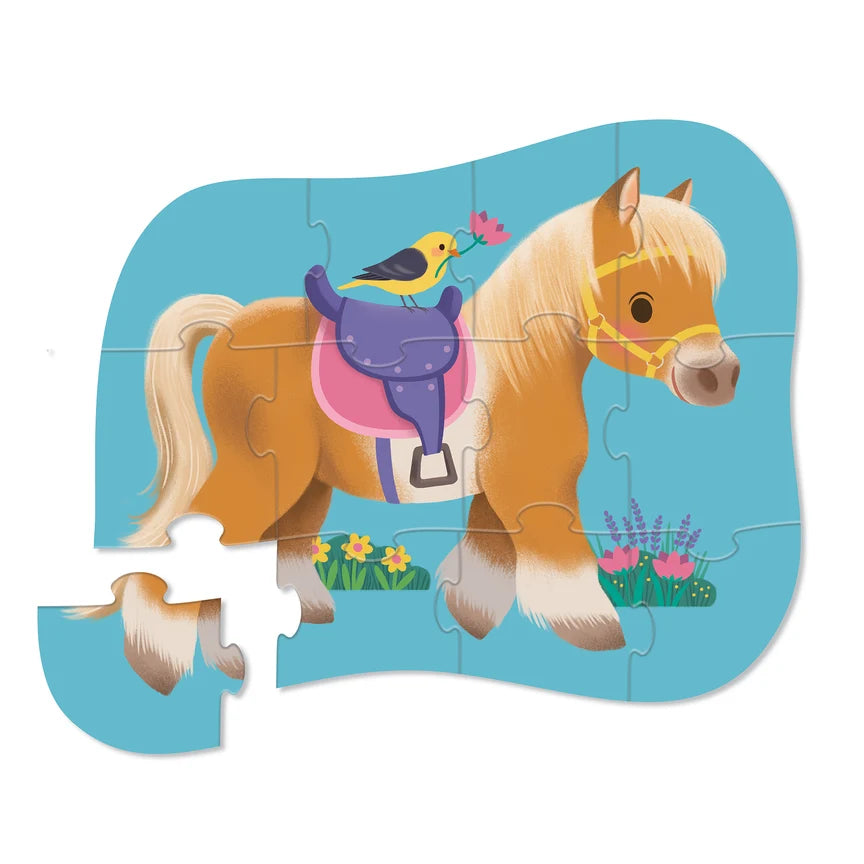 Crocodile Creek - Mini Puzzle 12pc - Pony