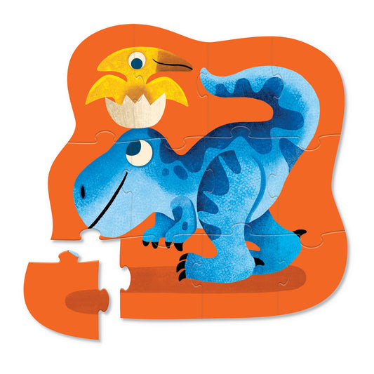 Crocodile Creek- Dino Friends-Mini Puzzle- 12 Piece