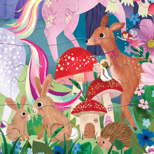 Crocodile Creek- Unicorn- Little Building Puzzle 24 Pieces