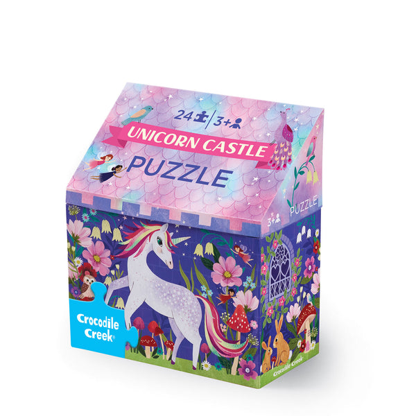 Crocodile Creek- Unicorn- Little Building Puzzle 24 Pieces