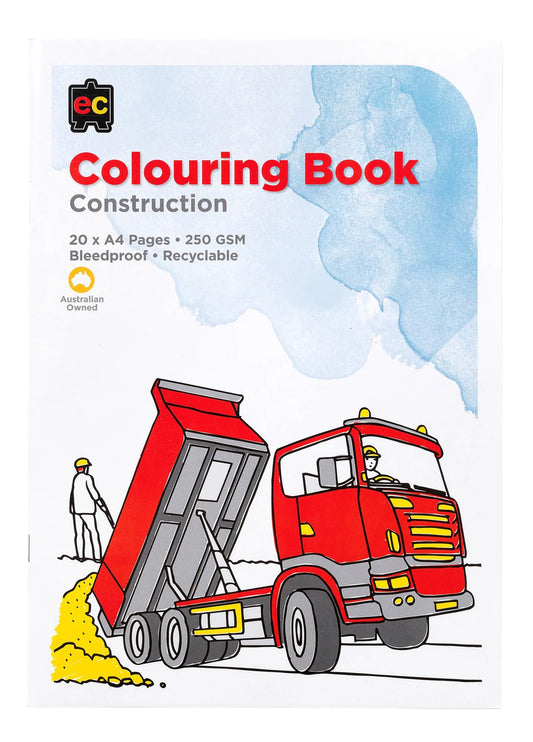 First Creations - Construction Colouring Book