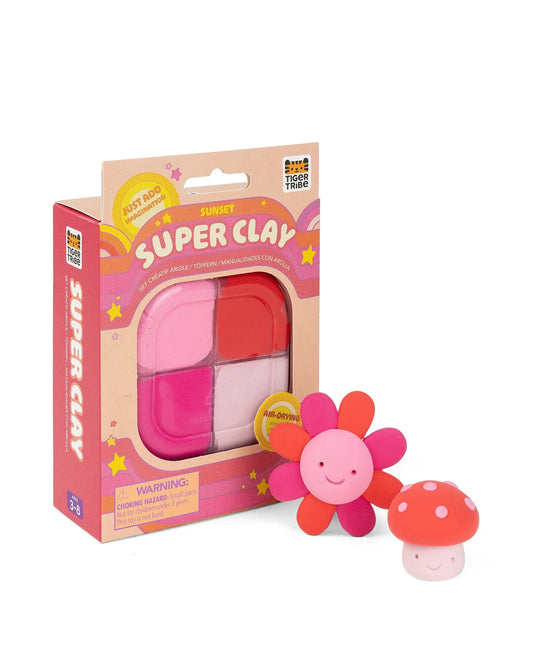 Tiger Tribe - Super Clay - Sunset (Pink & Red)