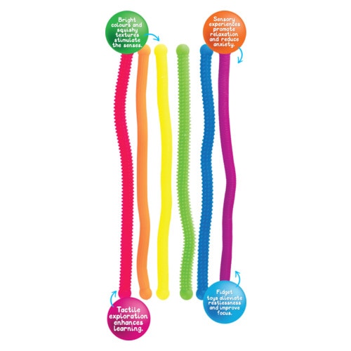 Sensory Sprouts - Stretch Strings 6pk