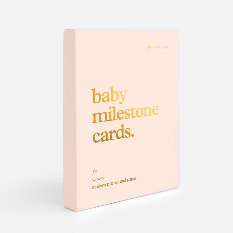 Fox & Fallow - Cream Baby Milestone Cards