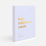 Fox & Fallow Baby Milestone Cards- Powder Blue