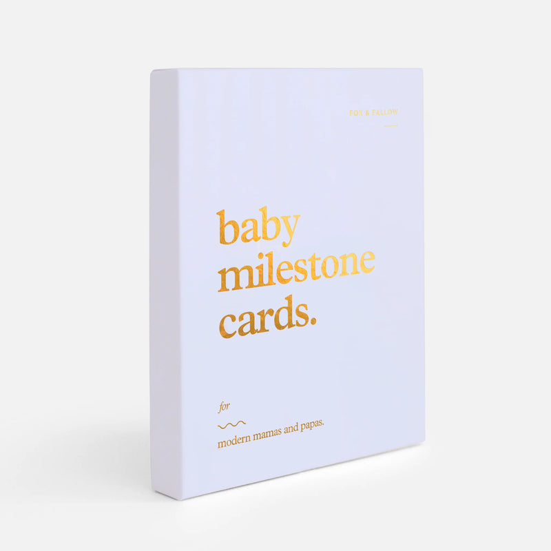Fox & Fallow - Powder Blue Baby Milestone Cards
