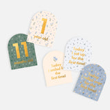 Fox & Fallow Baby Milestone Cards- Broderie