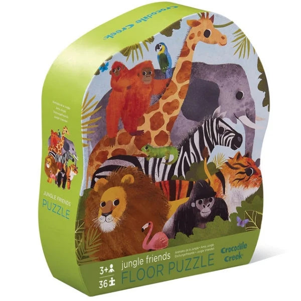 Crocodile Creek- Jungle Friends- Classic 36 Piece Floor Puzzle