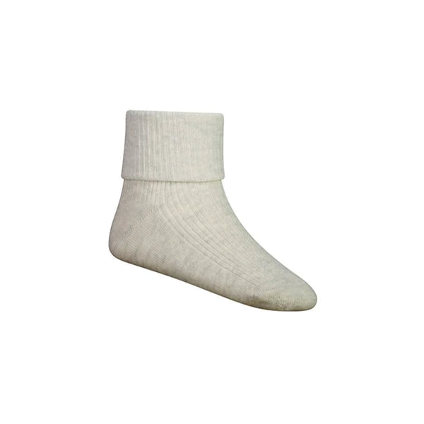 Jamie Kay- Classic Rib Ankle Sock- Oatmeal