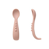 All4Ella- Comfy Grip Silicone Spoons- Dusty Pink