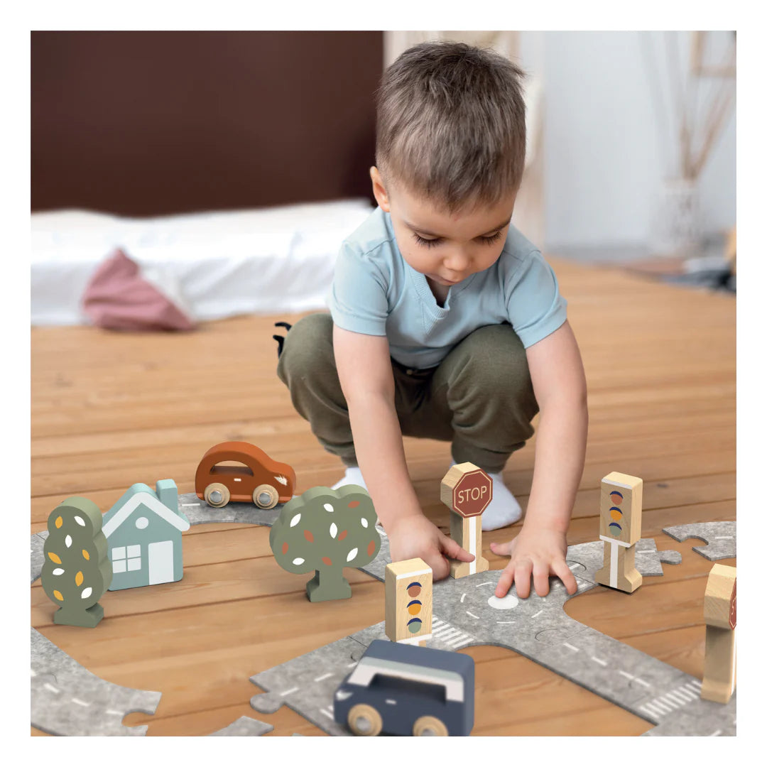 Speedy Monkey- Car Track Puzzle