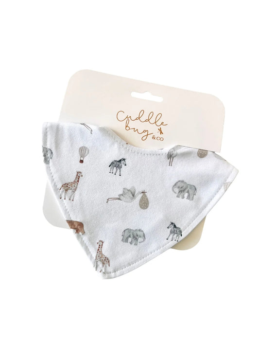 Cuddle Bug & Co - Waterproof Dribble Bib Savanna Bebe