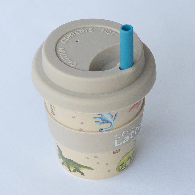 Little Lattes- Dino Babycino Cup & Straw 120mL