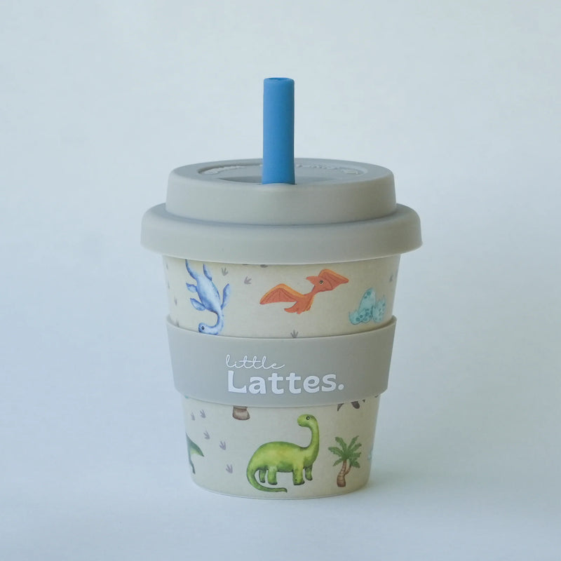 Little Lattes- Dino Babycino Cup & Straw 120mL