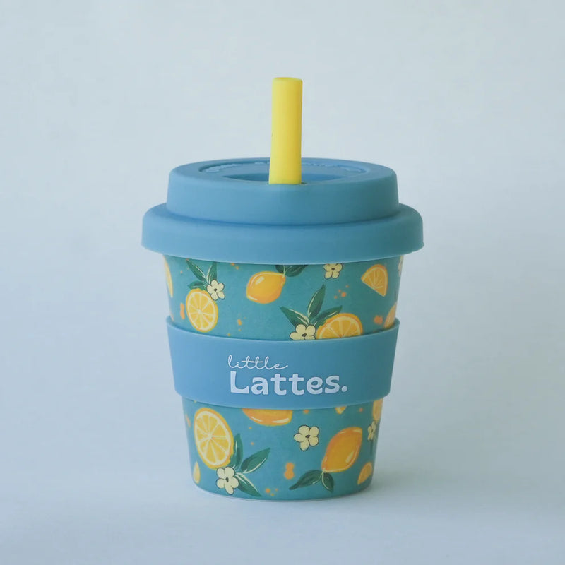 Little Lattes- Citrus Bliss Babycino Cup & Straw 120mL