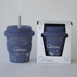 Little Lattes- Ocean Shores Babycino Cup & Straw 120mL