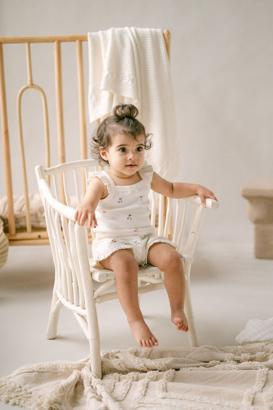 Aster and Oak  - Cherry Ruffle Set