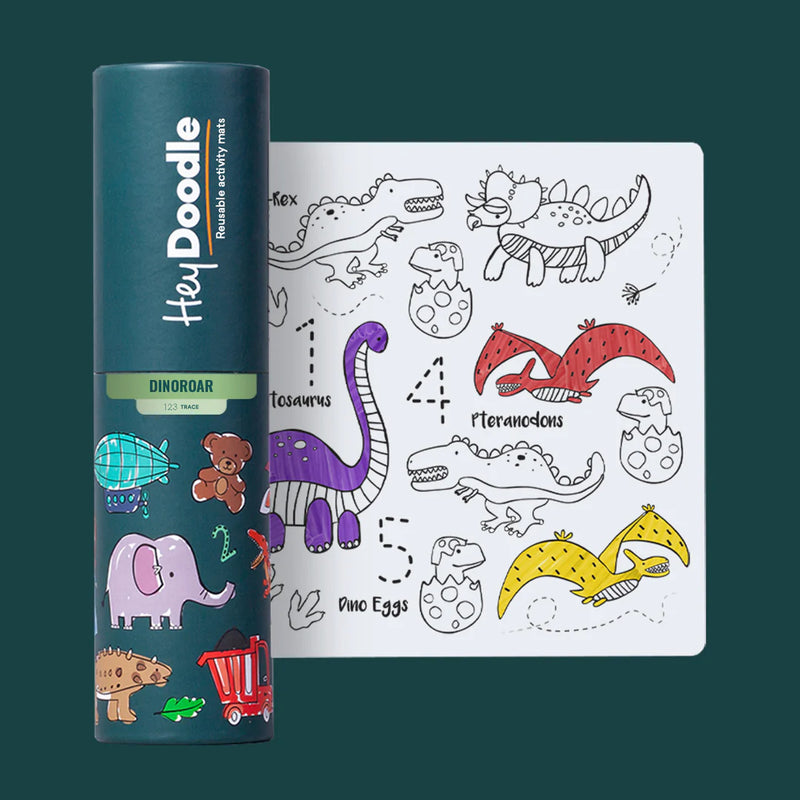 Hey Doodle- Mini Mats- Dino Roar