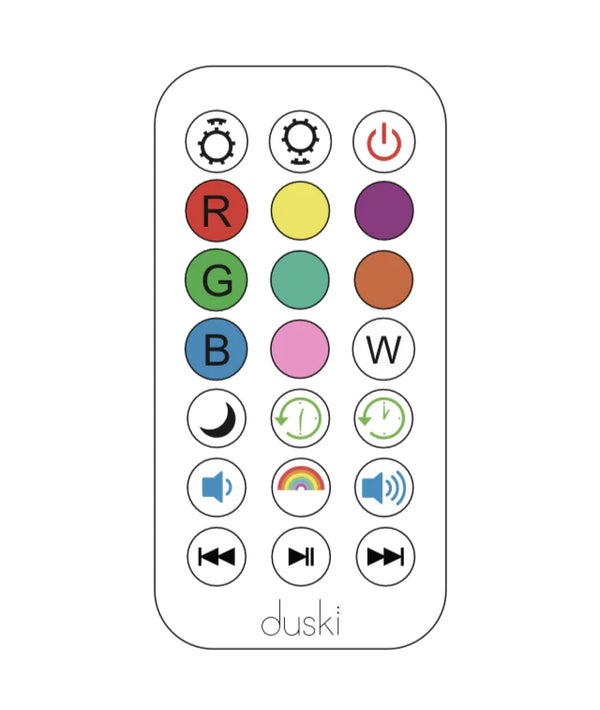 Duski - Rechargeable Bluetooth Night Light - Pink Unicorn