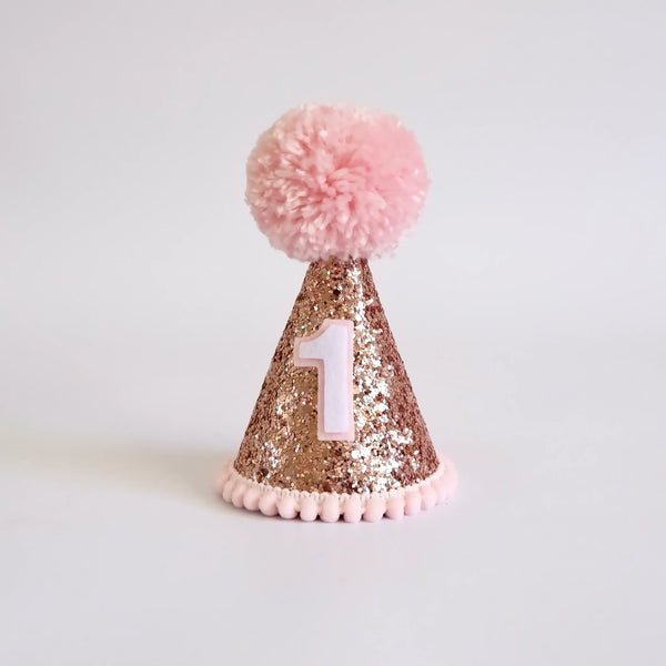 Our Little Deer- Rose Gold Pink Party Hat