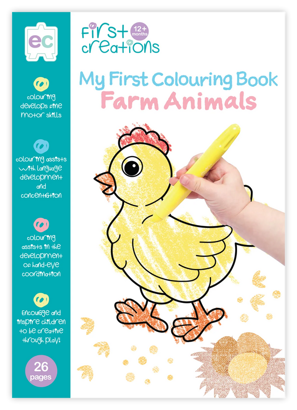 First Creations - My First Colouring Book - Farm Animals