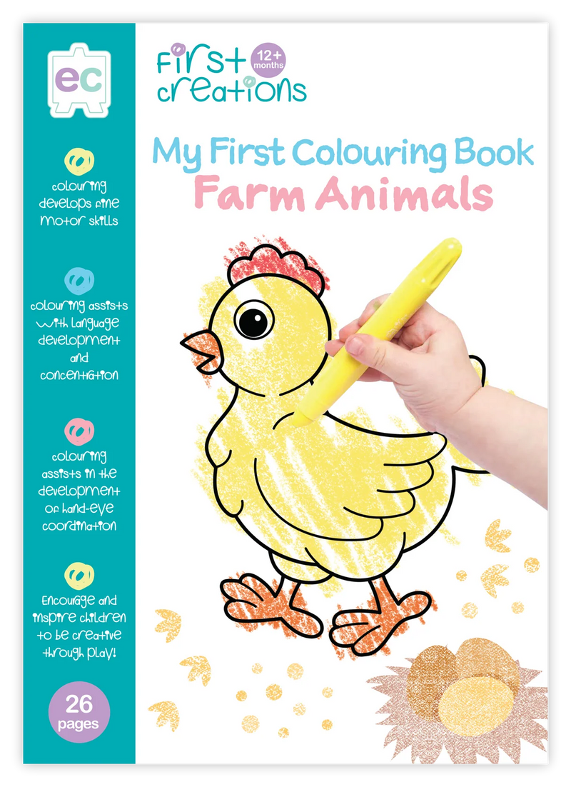 First Creations - My First Colouring Book - Farm Animals