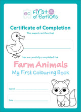 First Creations - My First Colouring Book - Farm Animals