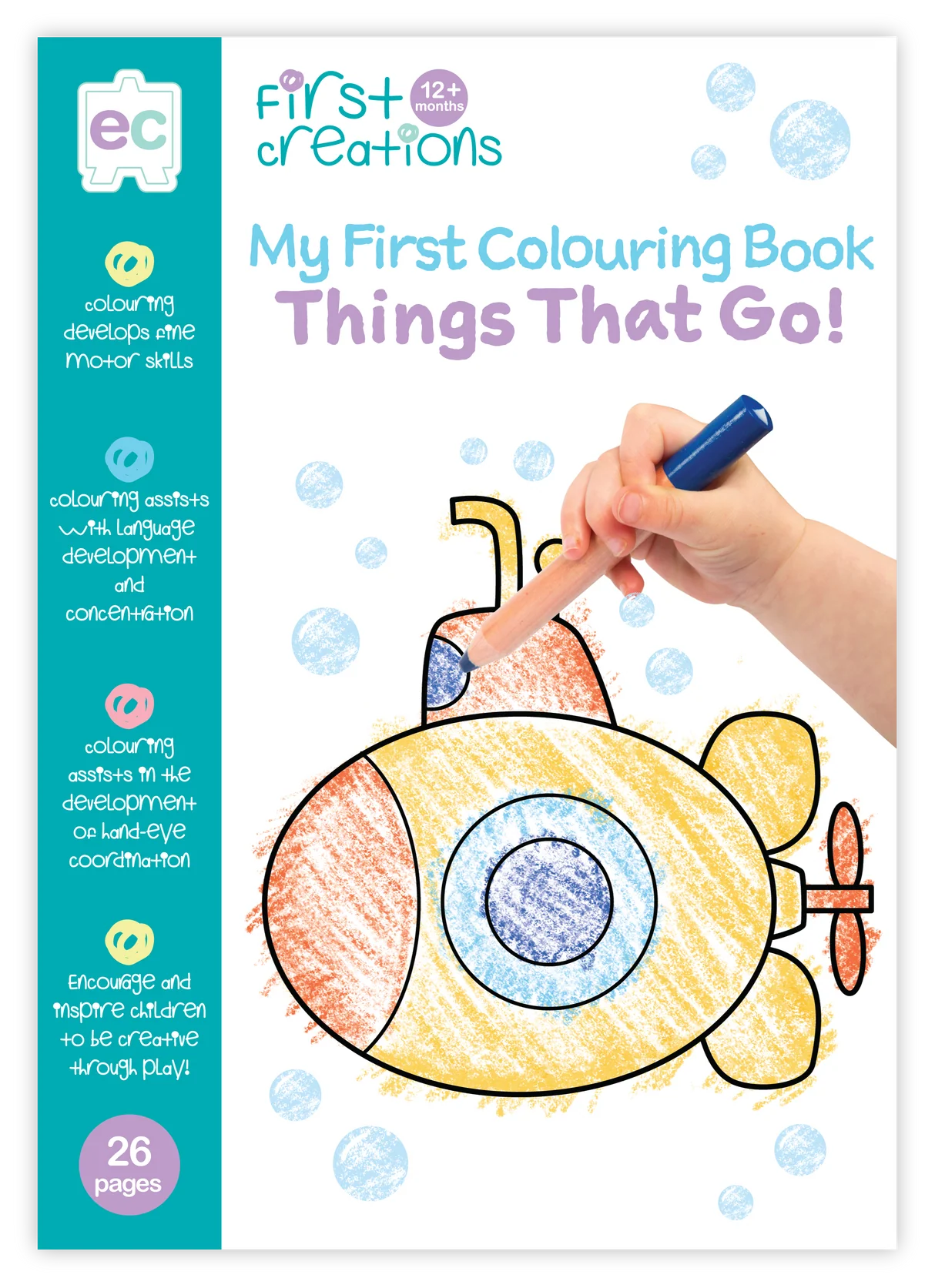 First Creations - Colouring Book Things That Go