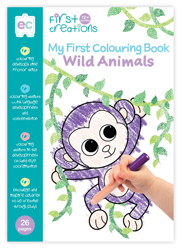 First Creations - My First Colouring Book - Wild Animals