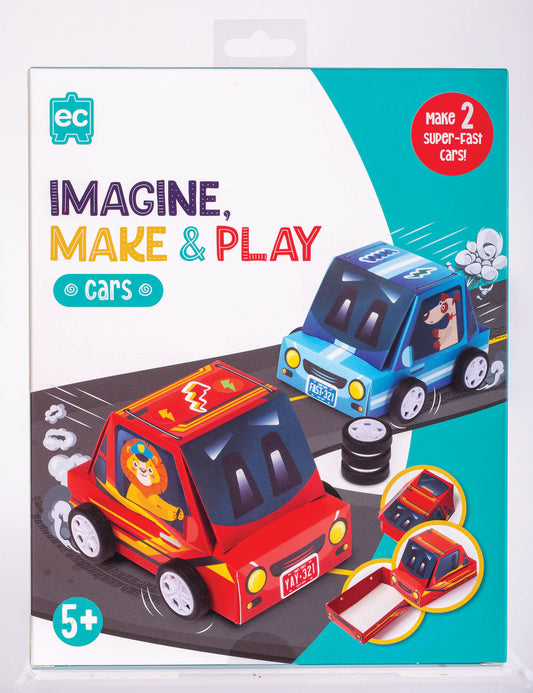 Imagine, Make & Play- Racing Cars