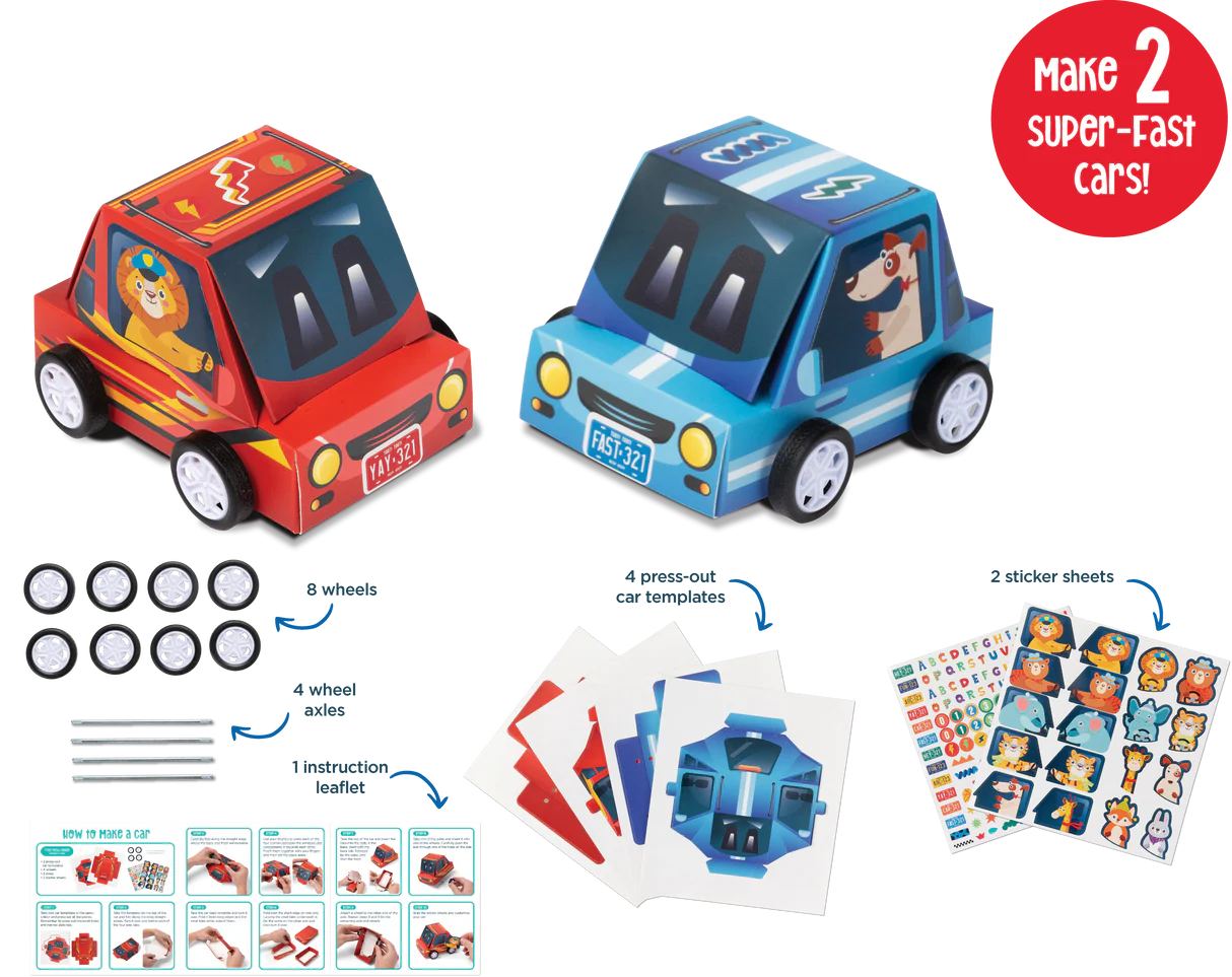 Imagine, Make & Play- Racing Cars