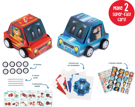 Imagine, Make & Play- Racing Cars