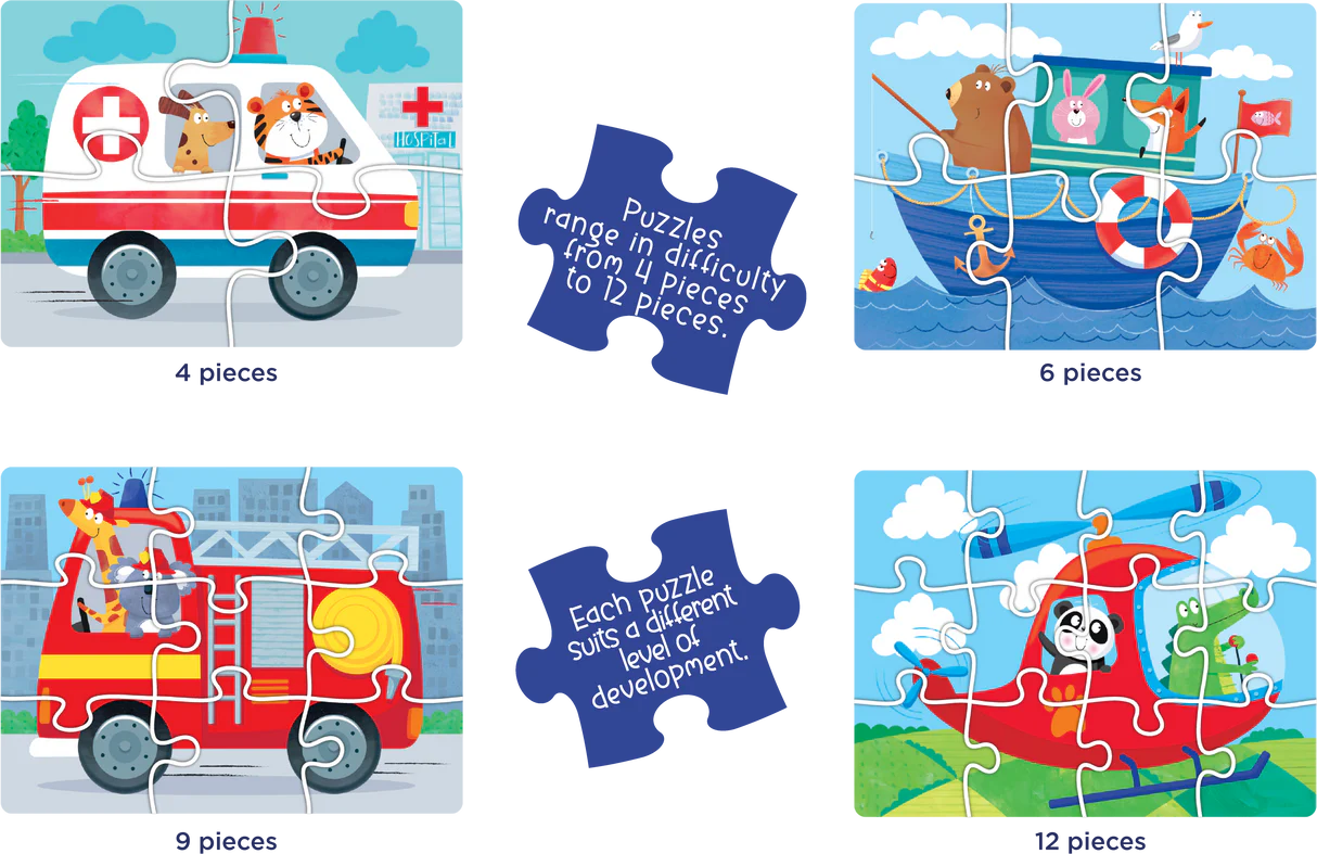 4-1 Puzzle Set- Things That Go