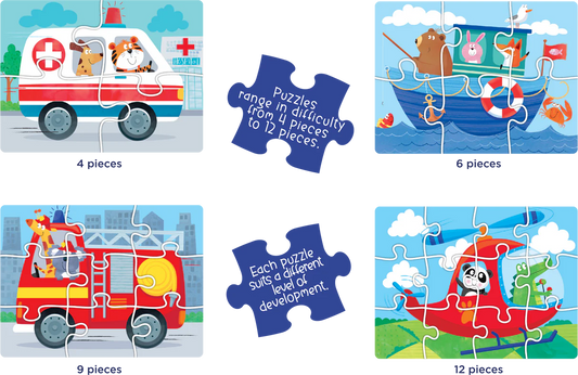 4-1 Puzzle Set- Things That Go