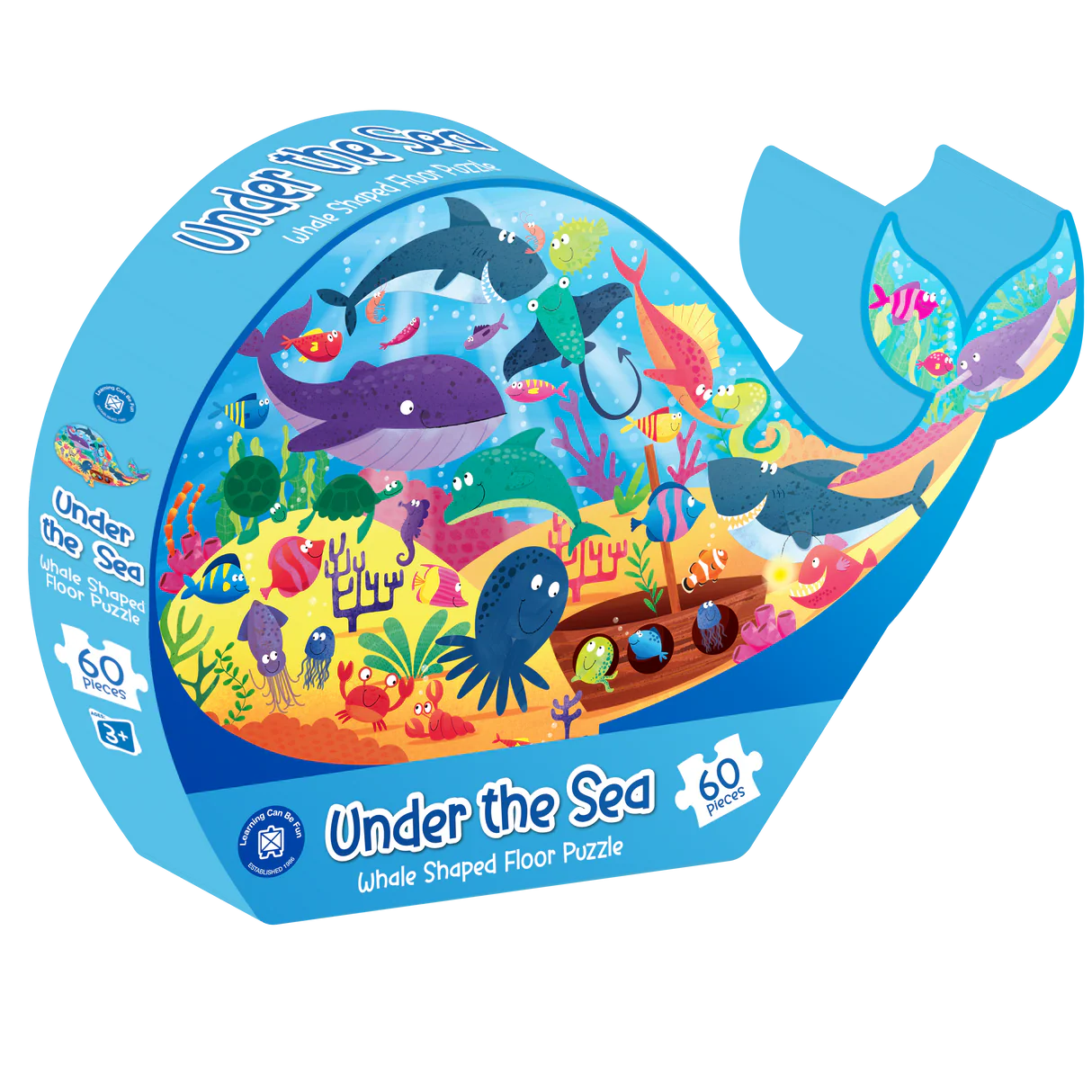 Learning Can Be Fun - Under The Sea- Whale Shaped