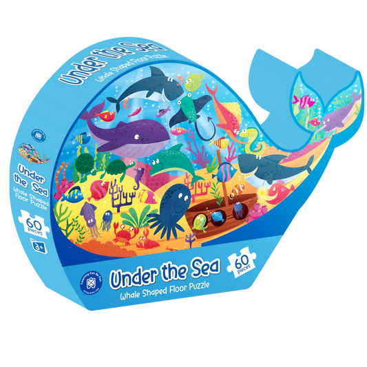 Learning Can Be Fun - Under The Sea- Whale Shaped