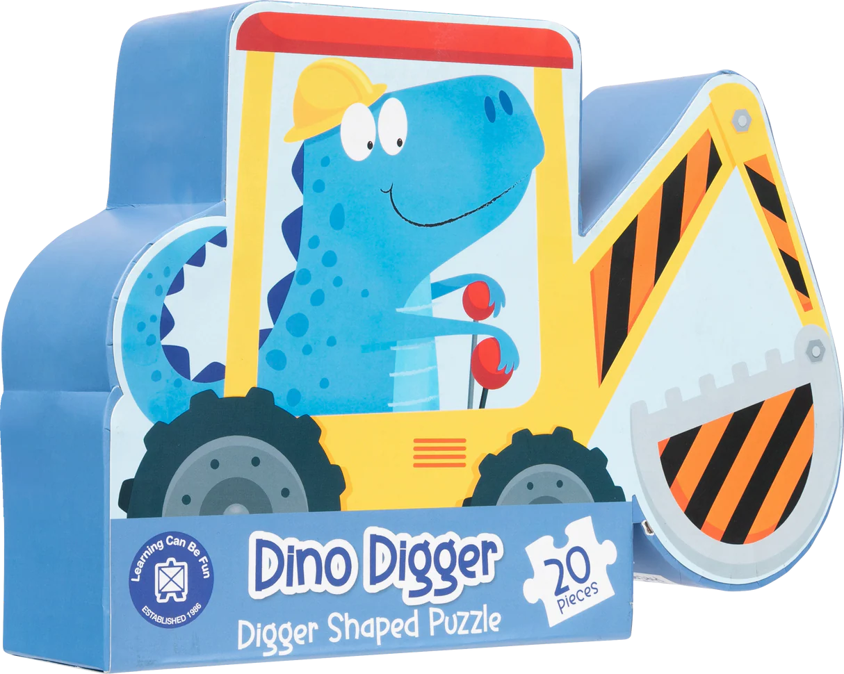 Learning Can Be Fun - Dino Digger: Digger Shaped Puzzle