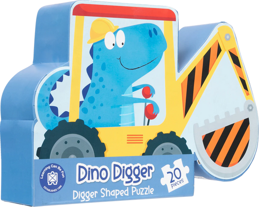 Learning Can Be Fun - Dino Digger: Digger Shaped Puzzle