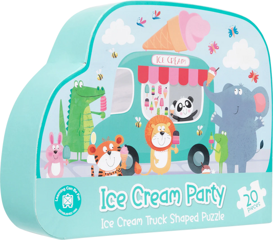 Ice Cream Party Trunked Shaped Puzzle