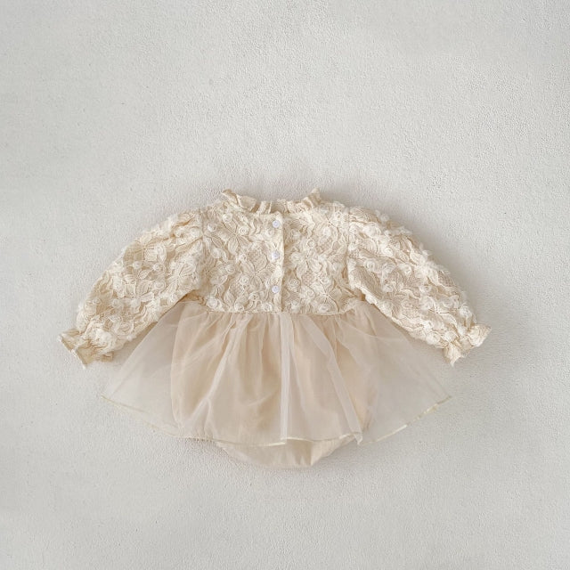 Elle & Lou- Emilie Lace Romper