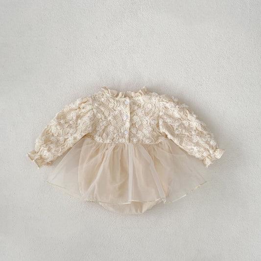 Elle & Lou- Emilie Lace Romper