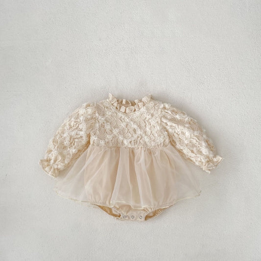 Elle & Lou- Emilie Lace Romper