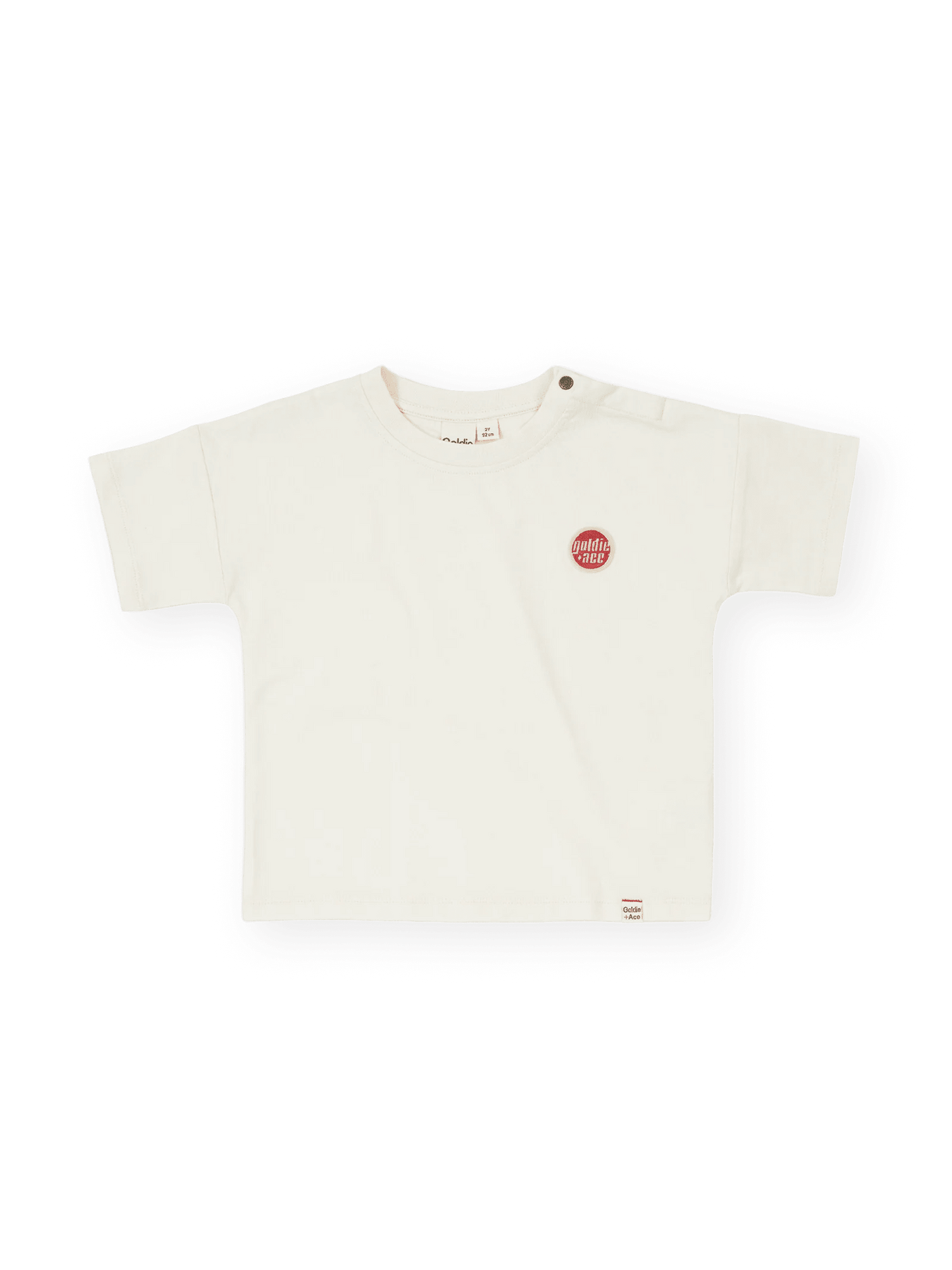 Goldie + Ace - Essential Logo T-Shirt Antique White