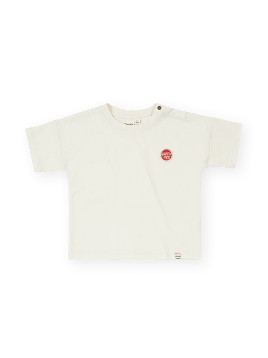 Goldie + Ace - Essential Logo T-Shirt Antique White