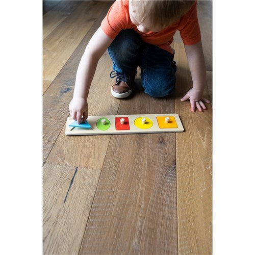 Fat Brain Toys - Let's Learn Shapes, Wooden Puzzle