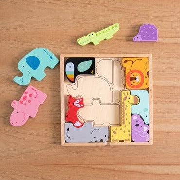 Fat Brain Toys- Chunky Animal Puzzle